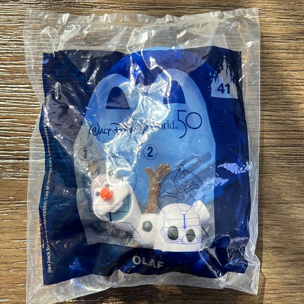 Walt Disney World 50th Anniversary McDonald’s Toy Olaf